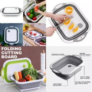 Multi-Functional Kitchen Prep Board (Wash + Cut)