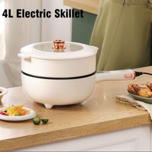 Non-stick electric skillet for home cooking