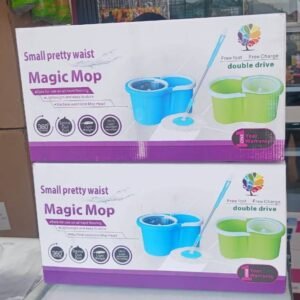 Spin Mop Bucket Set with 2 Mop Heads