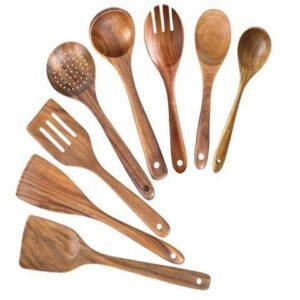 8pc Wooden Ladles